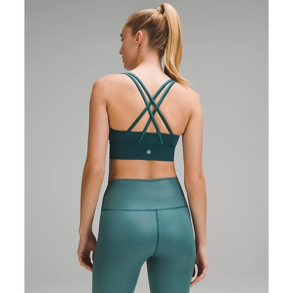 Lululemon energy‎ longline sports bra tread women's size 4 athletic 
Activewear - Picture 2 of 7